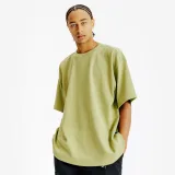 DECATHLON Pánske oversize tričko Elementals khaki XS · záber 1