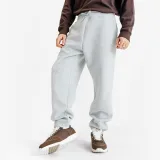 DECATHLON Pánske oversize tepláky Elementals sivé melírované M(W32 L33) · záber 1