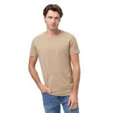 Pánské tričko s krátkým rukávem VOLCANO T-BASIC BEIGE · záber 1