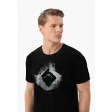 Pánské tričko s krátkým rukávem VOLCANO T-NEX-BLACK · záber 3
