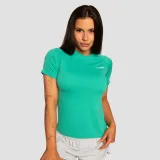 GymBeam Women‘s Pulse X Running T-shirt Green - Velikost: S | Barva: Zelená | Hmotnost: 0,109 kg | Balení: 100 · záber 3