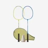 DECATHLON Bedmintonová súprava Fun Set br130 modro-limetková bez · záber 1