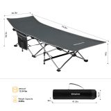 Kempingové skládací lehátko KING CAMP Comfort · záber 2