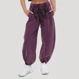 GymBeam Dámské tepláky Abyss Raisin - Velikost: XS | Barva: fialová | Pohlavie: Dámské | Hmotnost: 0,605 kg | Balení: 33 · záber 8