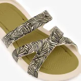 DECATHLON Dámske plavecké šľapky Slap 500 béžovo-olivové 39-40 · záber 2