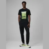 T-shirt regular s potlačou pánsky - čierny · záber 10