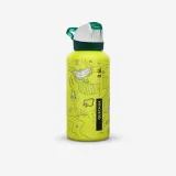 QUECHUA Detská hliníková fľaša 0,6 l žltá so vzorom bez · záber 1