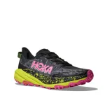 Dámska bežecká trailová obuv HOKA Speedgoat 6 W black neon hoka citrus · záber 1