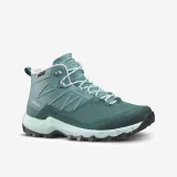 QUECHUA Dámska nepremokavá obuv mh500 na horskú turistiku polovysoká zelená 38 · záber 1