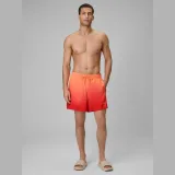 Plážové boardshorty pánské - oranžové · záber 1