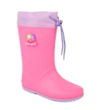 Dívčí gumáky COQUI Rainy Collar light fuchsia light lila flash · záber 1