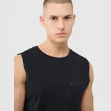 Pánský tank top oversize - černý · záber 2