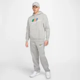 Pánská mikina s kapucí NIKE M NK CLUB BB HDY FUTURA BLOCK-063 DK GREY HEATHER SMOKE GRY · záber 4