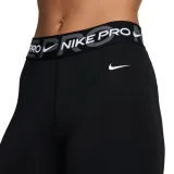 Dámské legíny NIKE PRO W NP DF MR 7 8 TIGHT TT-010 BLACK IRON GREY WHITE WHITE · záber 3