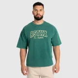Férfi póló Iron Aesthetics ASTHX, washed green · záber 1