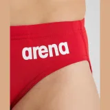 Arena Team Swim Brief Solid Boys - Veľkosť: 152 | Farba: červená · záber 3