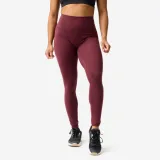 DOMYOS Dámske fitness legíny odolné voči oderu fialové M - W30 L31 · záber 1