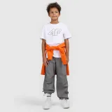 Chlapecké tričko s krátkým rukávem 4F JUNIOR TSHIRT M2331-10S-WHITE · záber 6