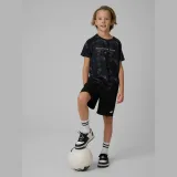 Chlapecké sportovní rychleschnoucí kraťasy - černé · záber 1