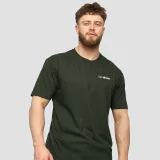GymBeam Men‘s Basic T-Shirt Green - Veličina: XXL | Boja: Zelená | Težina: 0,189 g · záber 1