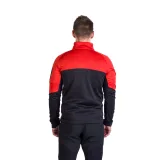 Pánská zateplená turistická mikina se zipem NORTHFINDER GIACOMO-361redblack · záber 4