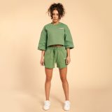 BeastPink Dámské tričko Cropped Serenity Olivine - Velikost: XL | Barva: Zelená | Hmotnost: 0,283 kg | Balení: 70 · záber 5
