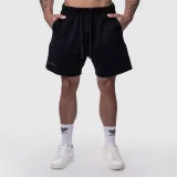 Pánské bavlněné šortky Iron Aesthetics Ambition, černé · záber 3