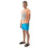 Chlapčenské tričko s krátkym rukávom 4F JUNIOR TSHIRT-JWSS24TTSHM1137-70N-ORANGE NEON · záber 3