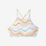 DECATHLON Vrchný diel dámskych plaviek Andrea Vivetta s farebnými vlnkami 80D · záber 2