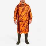 SOLOGNAC Nepremokavé poľovnícke pončo 500 nehlučné maskovacie fluorescenčné 3XL-4XL · záber 1