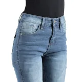 Dámske moto jeansy W-TEC Lustipa Farba modrá, · záber 4