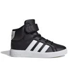 Juniorská rekreační obuv ADIDAS Grand Court Mid Jr core black cloud white core black · záber 1