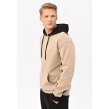 Pánská mikina s kapucí VOLCANO BLOCK-102-BEIGE · záber 2