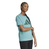 Dámske tričko s krátkym rukávom ADIDAS Animal Graphic Tee W powder teal · záber 2
