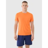 Pánské tréninkové tričko s krátkým rukávem 4F TSHIRT FNK M1343-70S-ORANGE · záber 2