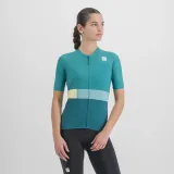 Dámský cyklistický dres s krátkým rukávem SPORTFUL Snap w jrs, shade spruce light green · záber 3