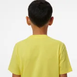 PUMA PUMA detské bavlnené tričko s potlačou žlté 5-6 r (116 cm) · záber 2