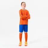 KIPSTA Detský futbalový dres s dlhým rukávom Viralto Club oranžový 5-6 r (113-122 cm) · záber 2