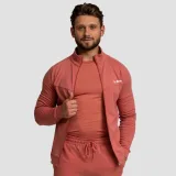 GymBeam Limitless Zip Up Hoodie Cinnamon - Veličina: S | Boja: Narančasta | Težina: 0,446 g · záber 1