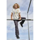 Gyerek túranadrágok COLOR KIDS Soft Pants Stretch W. Zip Off, vintage indigo · záber 4