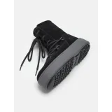 Dívčí vysoké zimní boty MOON BOOT JTRACK LACE SUEDE, 003 black · záber 3