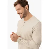 Pánske tričko s dlhým rukávom VOLCANO L-ONYX-CREAM · záber 3
