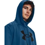 Pánská zateplená tréninková mikina s kapucí UNDER ARMOUR UA Armour Fleece Big Logo HD-BLU · záber 2