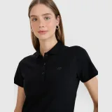 Dámské polo tričko slim - černé · záber 2