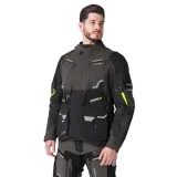 Moto bunda W-TEC Daimick Farba čierno-šedá, · záber 3