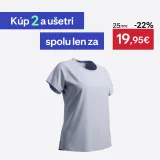 KIPRUN Dámske priedušné bežecké tričko Run 500 Dry fialové S · záber 1