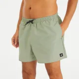 DECATHLON Pánske boardové šortky s vreckami Hendaia kaki M · záber 1