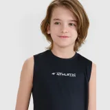 Chlapecký sportovní rychleschnoucí tank top - černý · záber 1