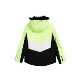 Dívčí lyžařská bunda 4F JUNIOR TECHNICAL JACKET-JAW23TTJAF296-72N-LEMON NEON · záber 2