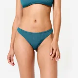 DECATHLON Spodný diel plaviek tangá na surf Lulu folk petrolejový S · záber 1